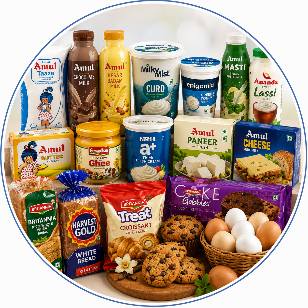 Dairy, Bread & Eggs