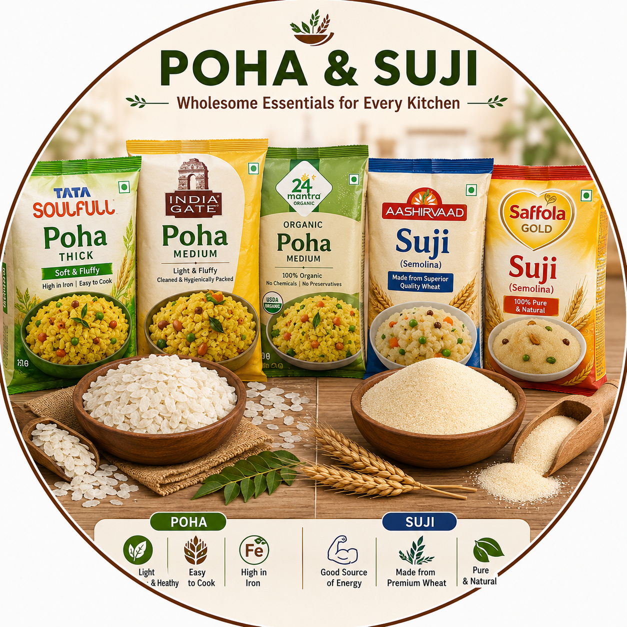 Poha & Suji