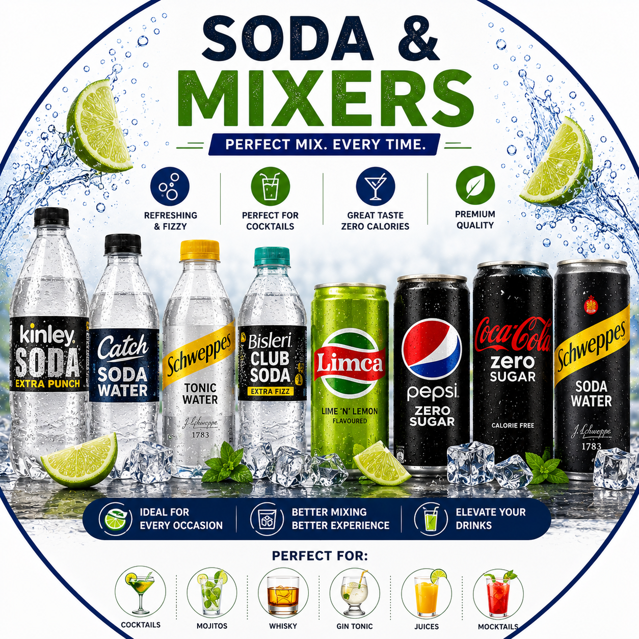 Soda & Mixers